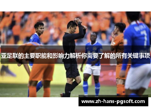 亚足联的主要职能和影响力解析你需要了解的所有关键事项