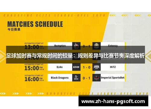 足球加时赛与常规时间的较量:规则差异与比赛节奏深度解析 足球加时赛与常规时间的较量:规则差异与比赛节奏深度解析
